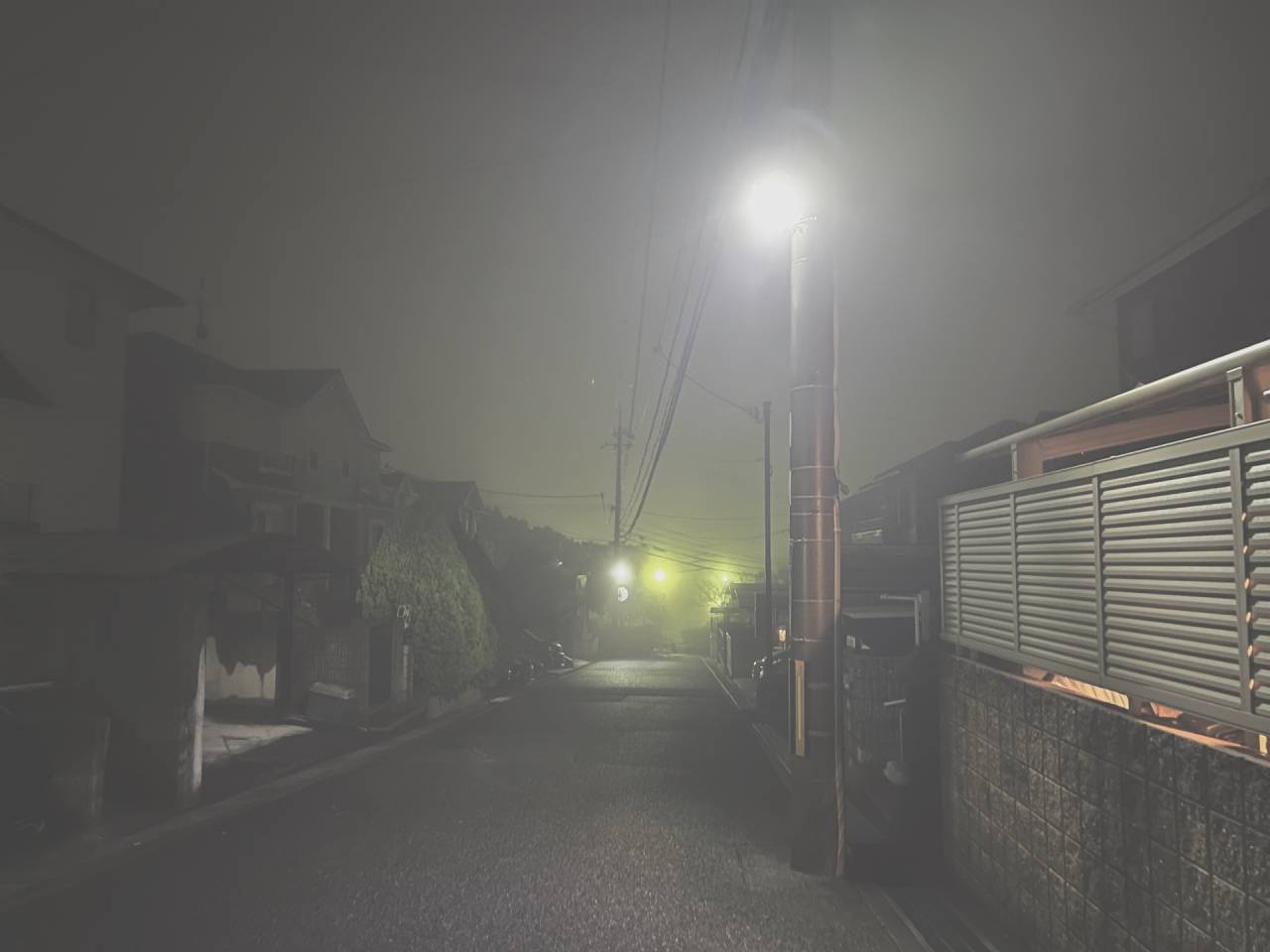 霧　大阪　四條畷